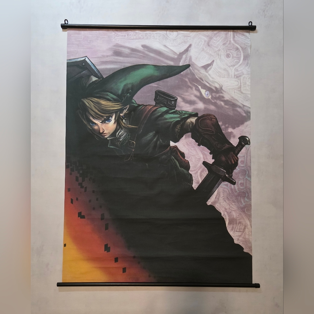 The Legend Of Zelda Twilight Princess Fabric Wall Scroll Poster - 42" x 31" HUGE